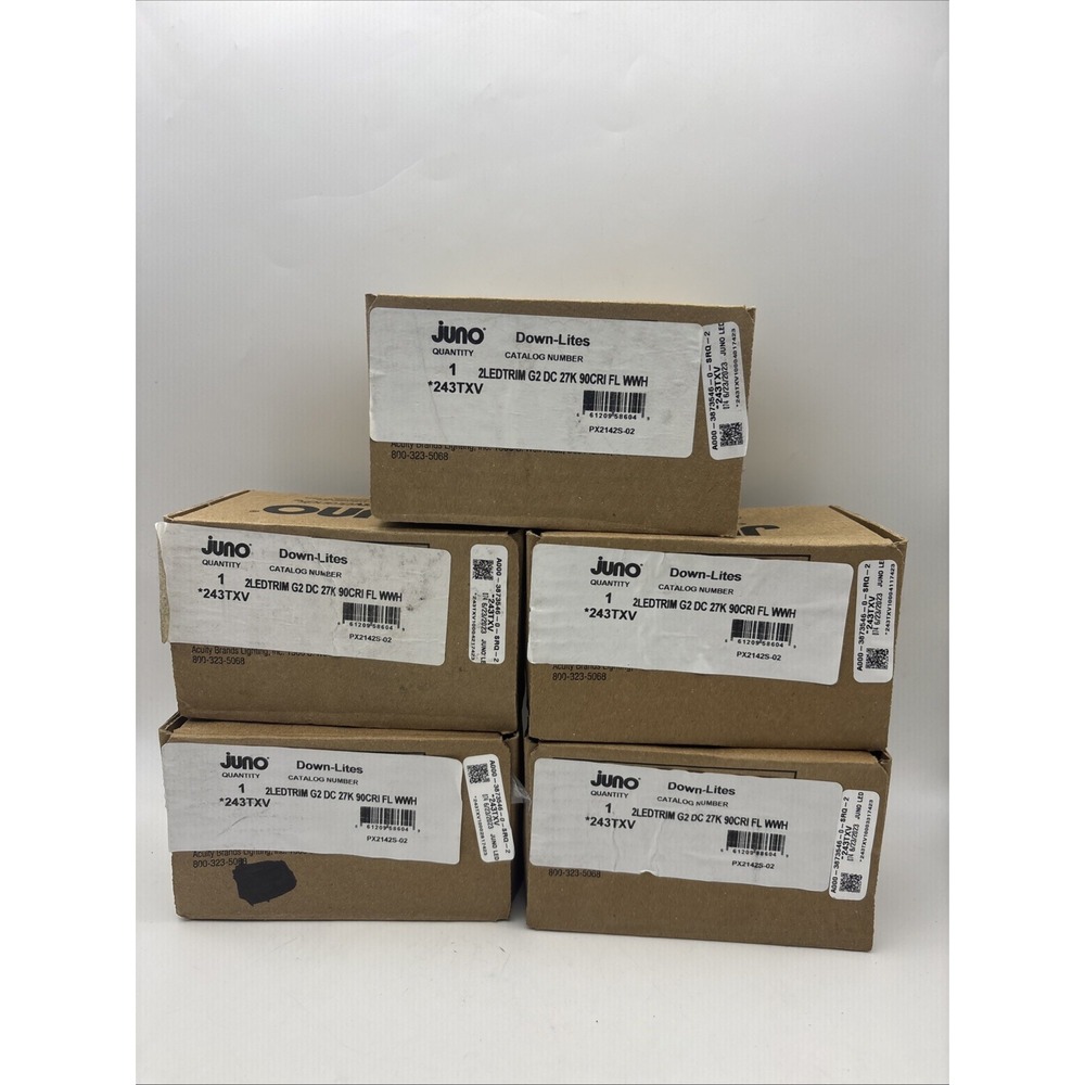 Juno 2LEDTRIM G2 DC 27K 90 CRI FL WWH - Lot Of 5 New